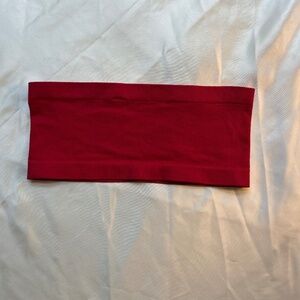 Forever 21 Red Bandeau Tube Top
